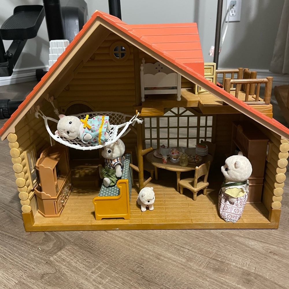 Calico Critter cabin